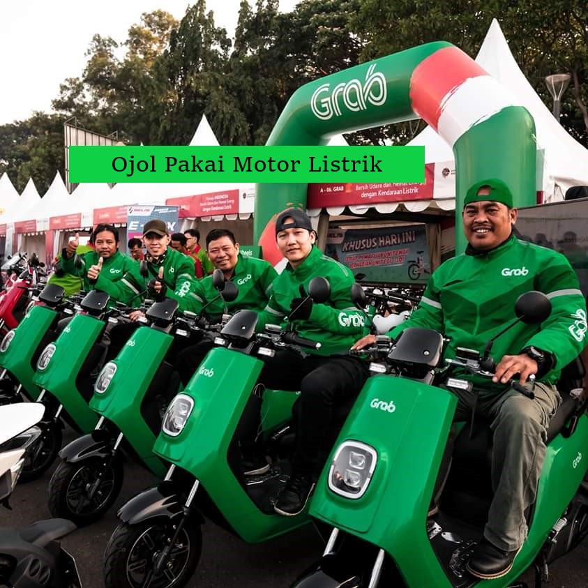 Ojol Pakai Motor Listrik, Kurangi Polusi